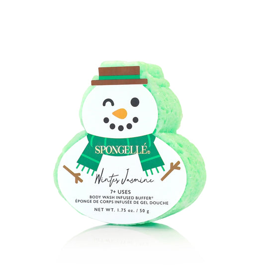 Holiday Spongelle | Snowman | Winter Jasmine