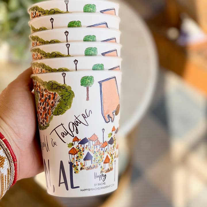 Auburn Reusable Tailgating Cups