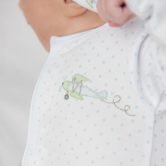 Embroidered Footie | Take Flight