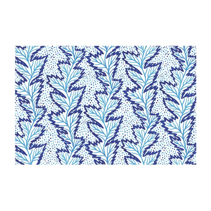 Paper Placemat Pad | Blue Nettle