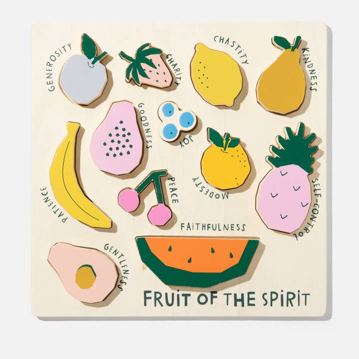 Fruit of the Spirit Wooden Puzzle
