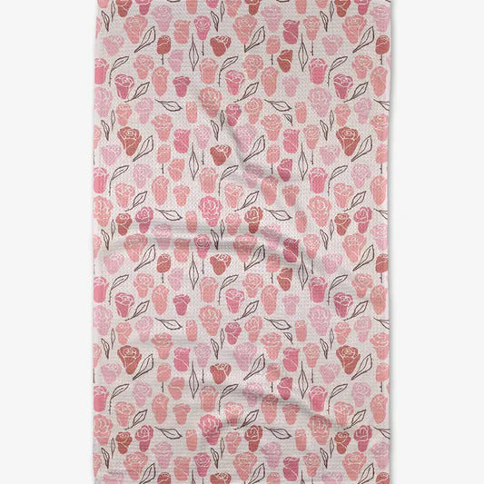 Tea Towel | Neutral Rose