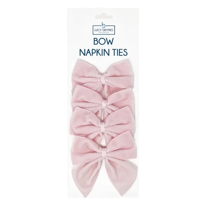 Bow Napkin Ties | Light Pink