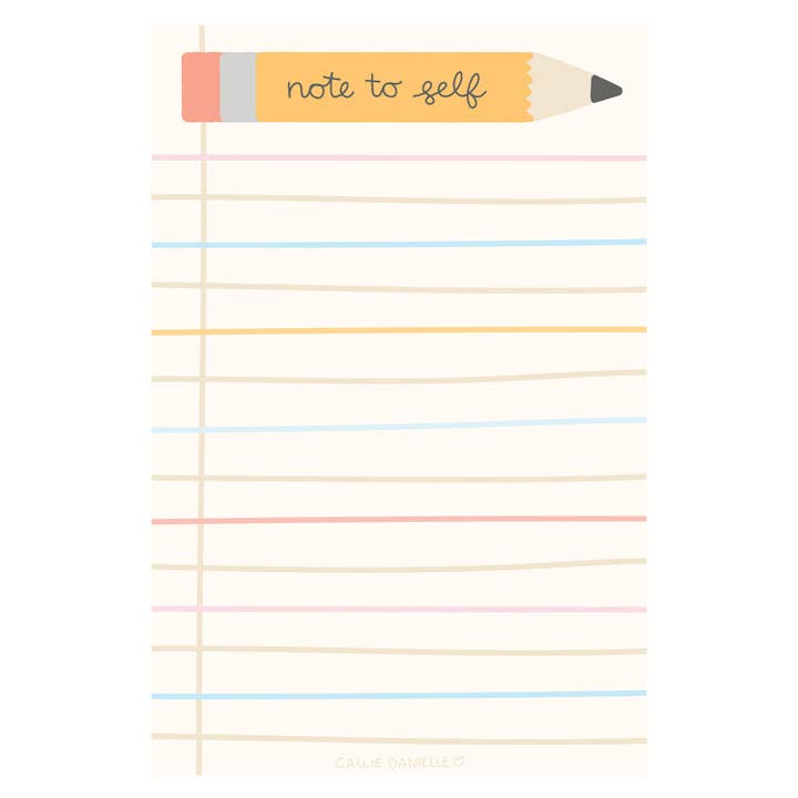 Notepad | Note To Self – Eliza B's