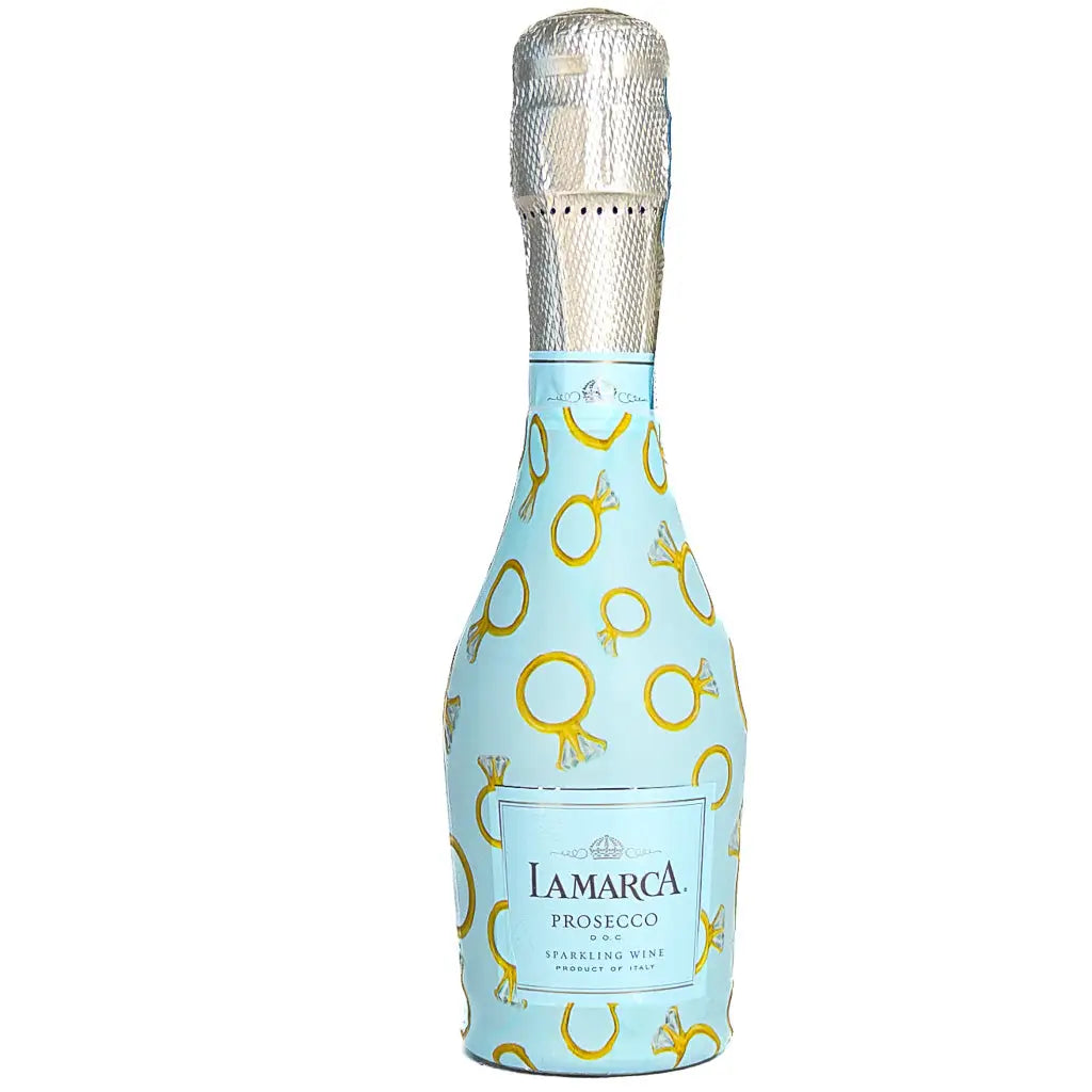 Beau Bottles Blue Engagement Ring | Mini Prosecco Collection | Six Pack