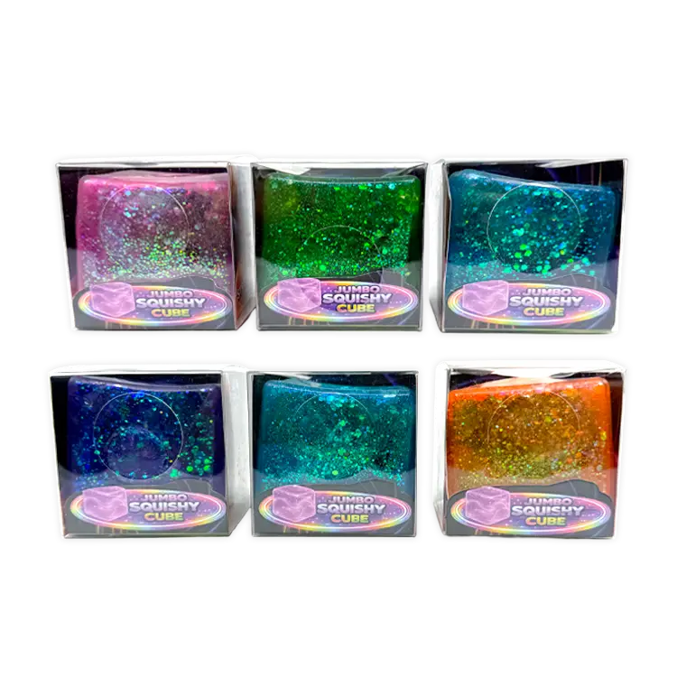 Fun Doh Jumbo Squishy Cube | Assorted Colors