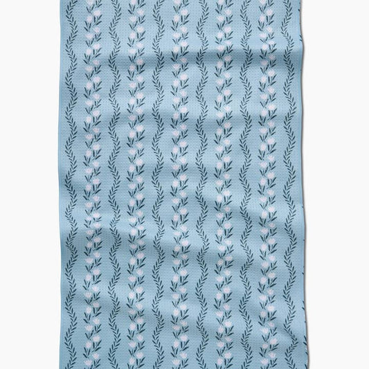 Tea Towel | Vintage Floral Stripe