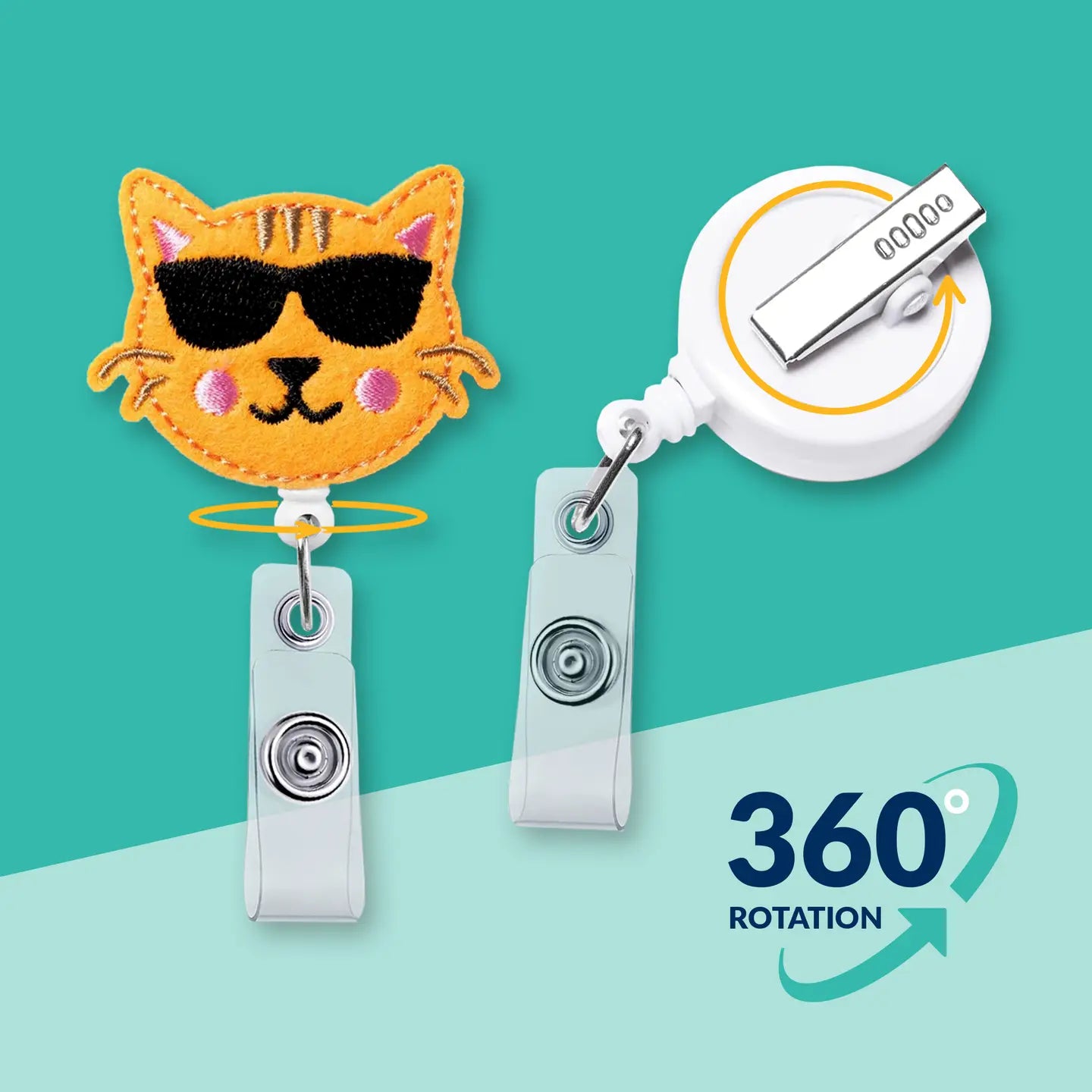Cat | Nurse Badge Reel Holder