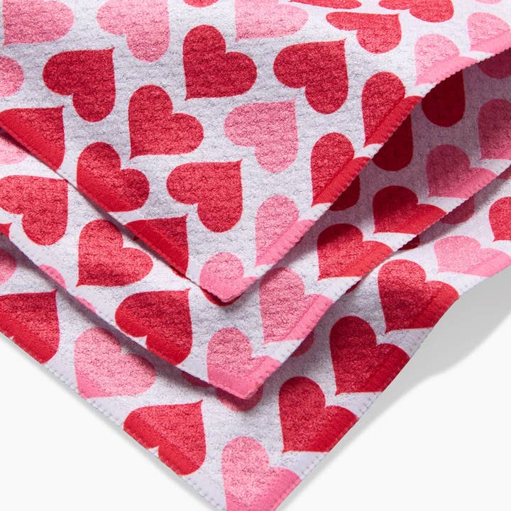 Dishcloth Set | Blushing Hearts