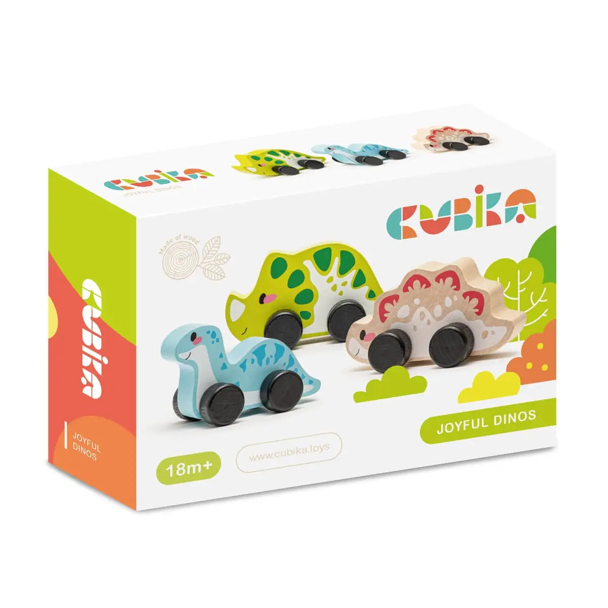 Cubika | Wooden Toy Set Joyful Dinos