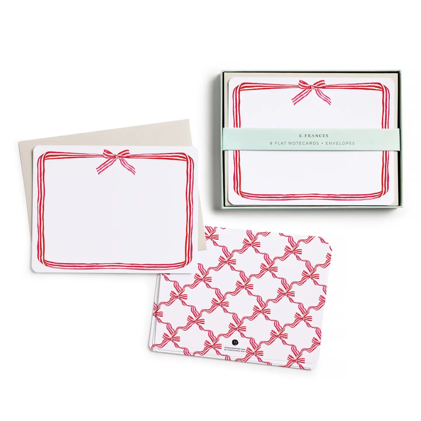 Flat Note Set | Red Ribbon Candy