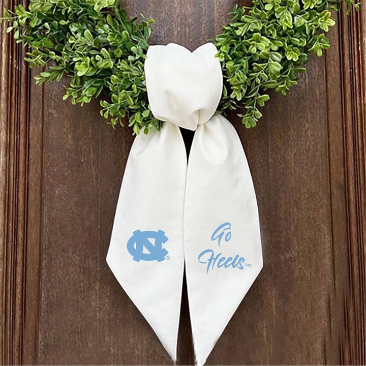 Embroidered Logo Wreath Sash | UNC