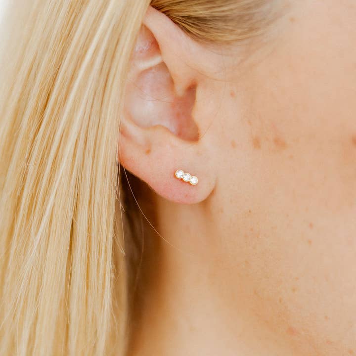 Screwback Stud Earrings | Poppy