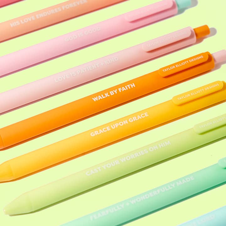 Gel Pen Set | Motivational Faith