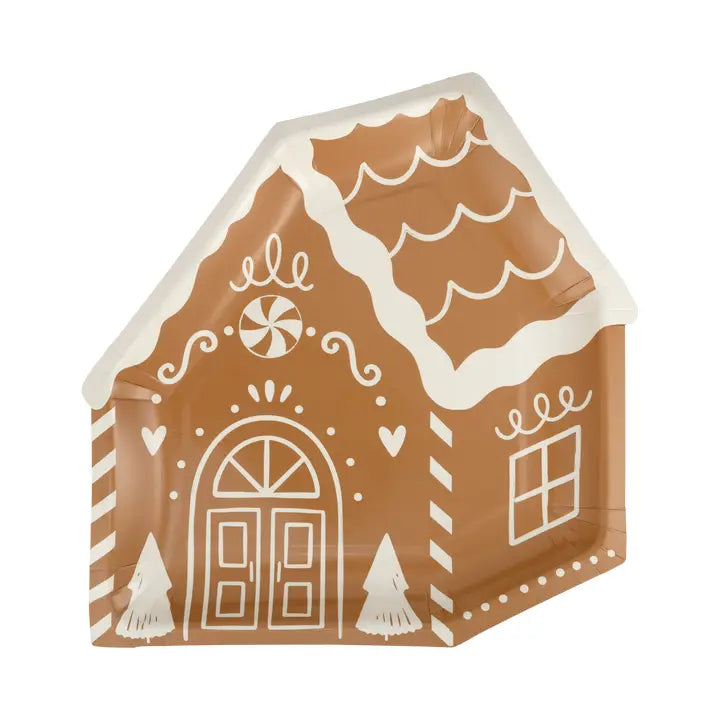 Paper Plates | Gingerbread House