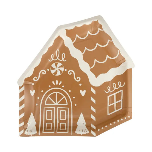 Paper Plates | Gingerbread House