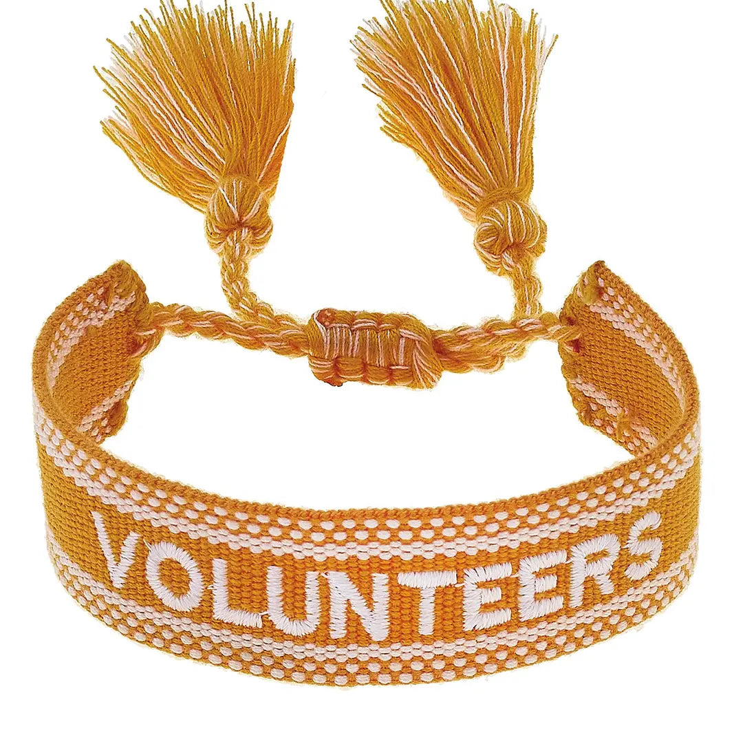 Tennessee Vols Woven Tassel Bracelet