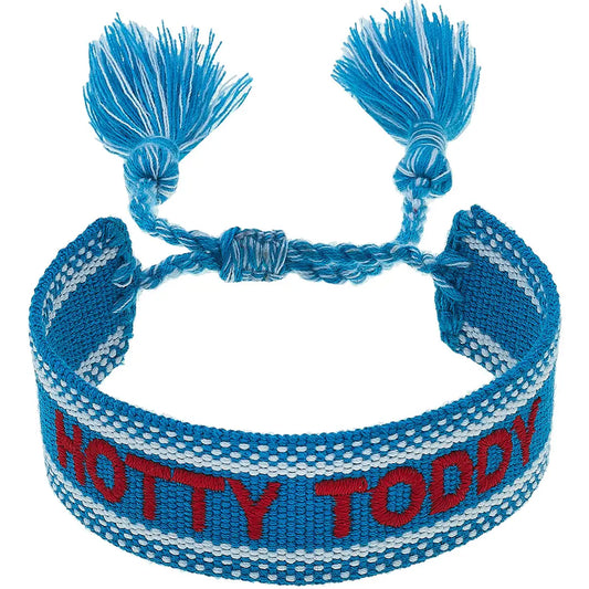 Ole Miss Rebels Woven Tassel Bracelet