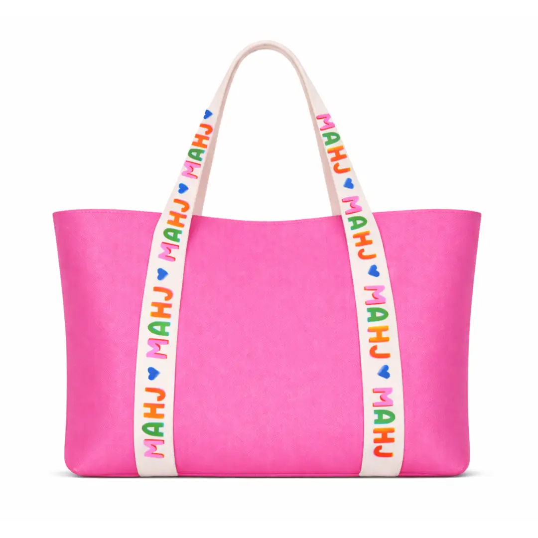 Mahjong Tote Bag | Pink