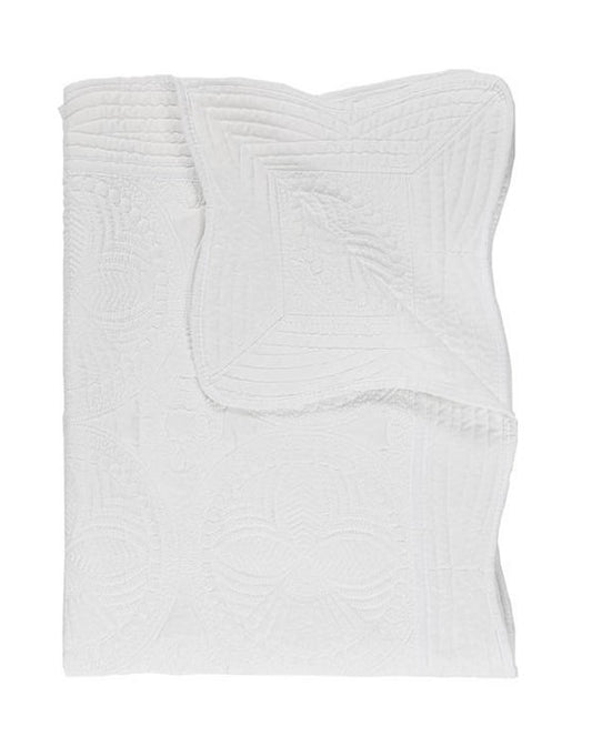 Quilted Blanket | White