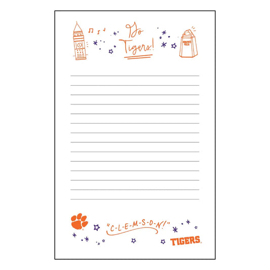 Clemson Confetti Notepad