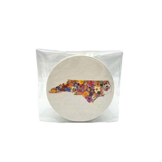 "Where I Bloom" North Carolina Coasters | Set of 6