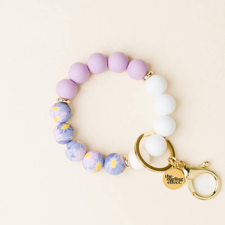 Keychain Wristlet | Lilac Bloom
