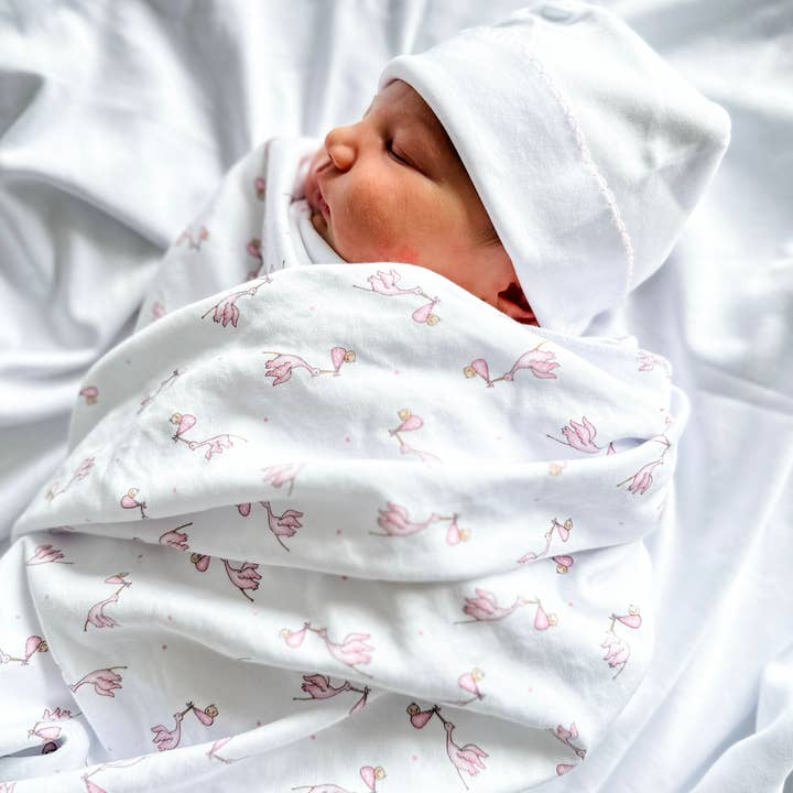 Swaddle Blanket | Worth the Wait | Pink