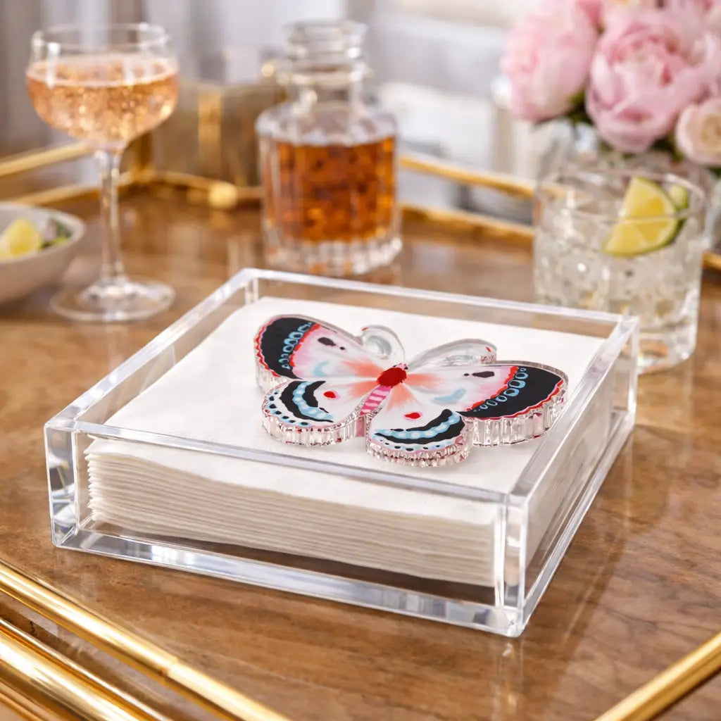 Acrylic Napkin Weight | Butterfly