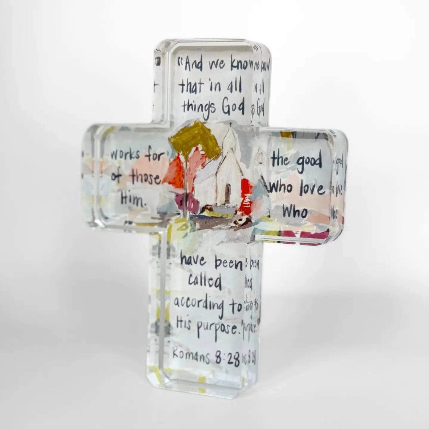 Acrylic Cross | Romans 8:28