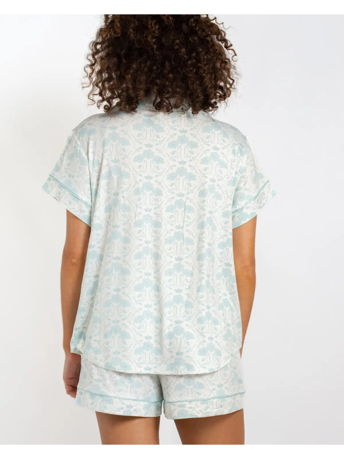 Royal Turnbridge Short Sleeve Button Up Sleep Shirt