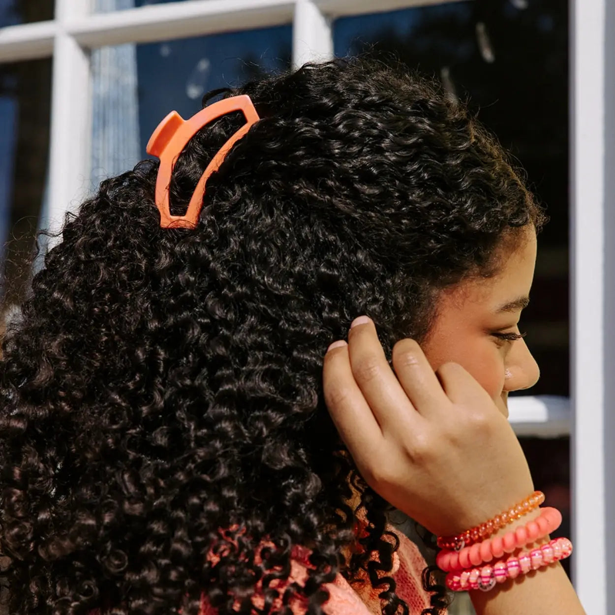 Teleties Open Hair Clip | Dreamsicle | Assorted Sizes