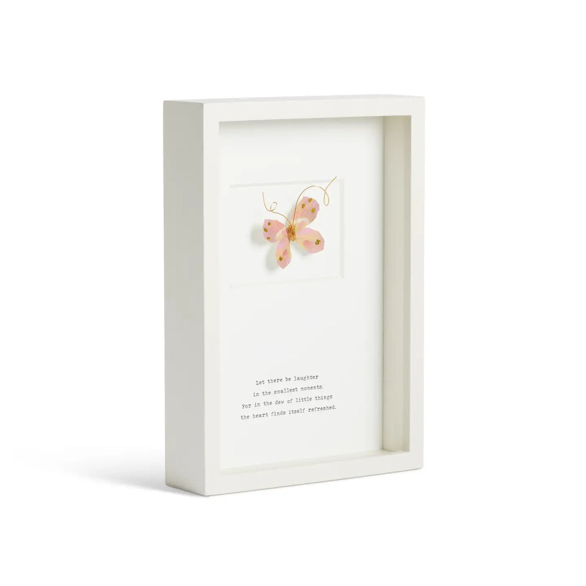 Butterfly Quote Wall Art | Laughter