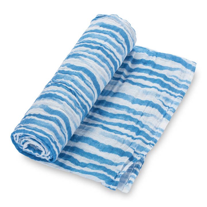 Muslin Swaddle Blanket | Waving At You