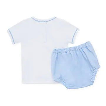 Little Crawlers Diaper Cover Set | Light Blue