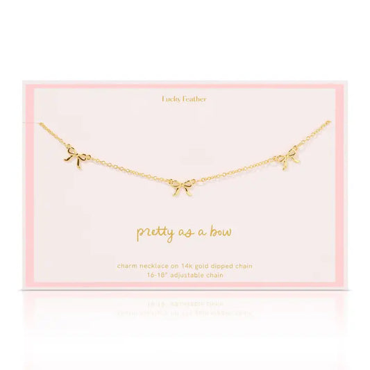 Necklace | Beautiful Bows | Gold