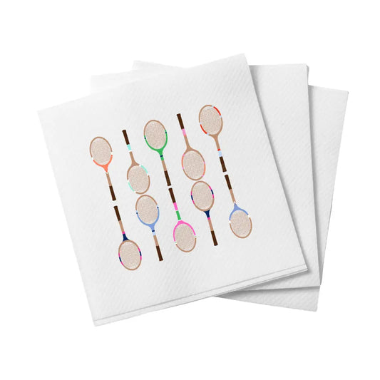 Cocktail Napkins | Vintage Tennis Racquet