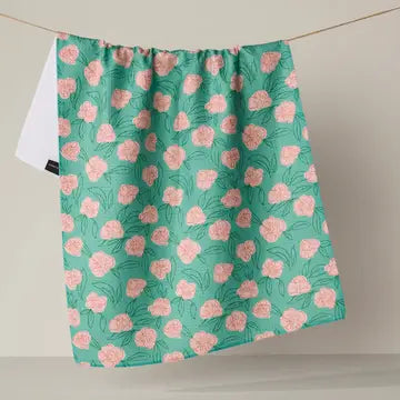 Tea Towel | Lucky Bloom Teal