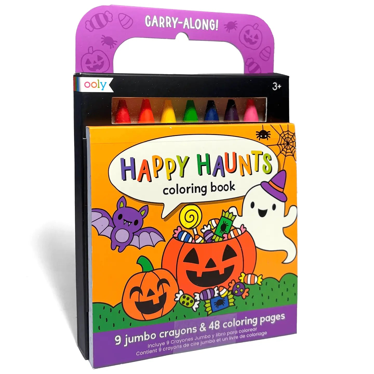 Carry-Along Coloring Book Set - Happy Haunts