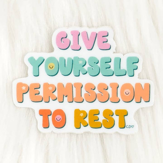 Decal Sticker | Permission To Rest