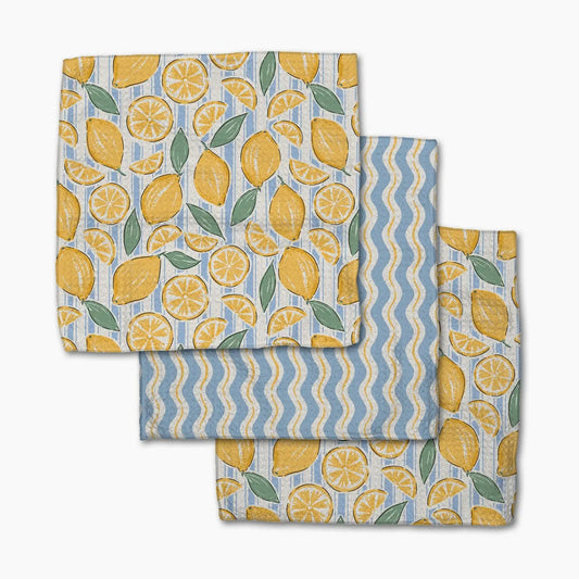 Dishcloth Set | Lemon Waves