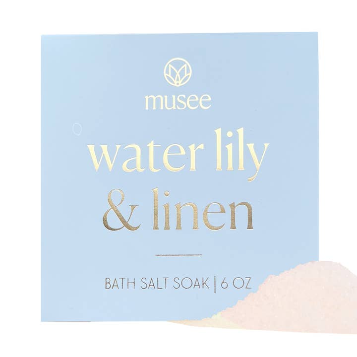 Mini Bath Salt Soak | Water Lily & Linen