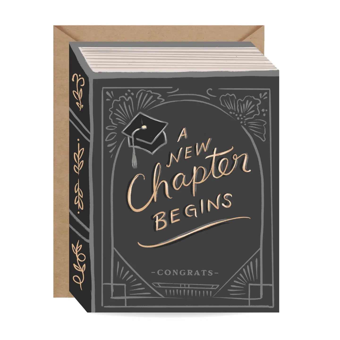 A New Chapter Begins - Graduation Card