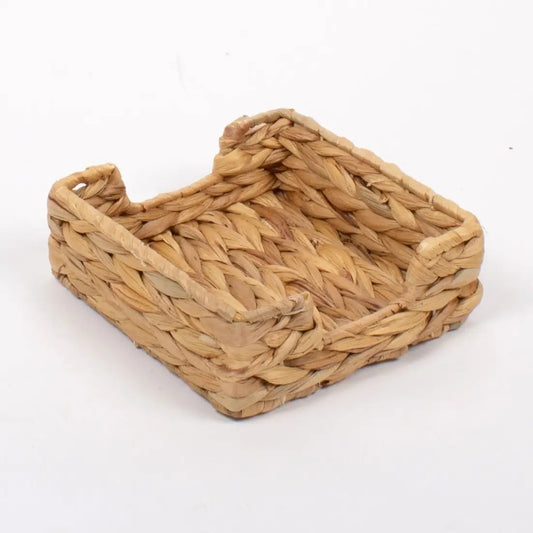 Beverage Napkin Tray | Natural Woven