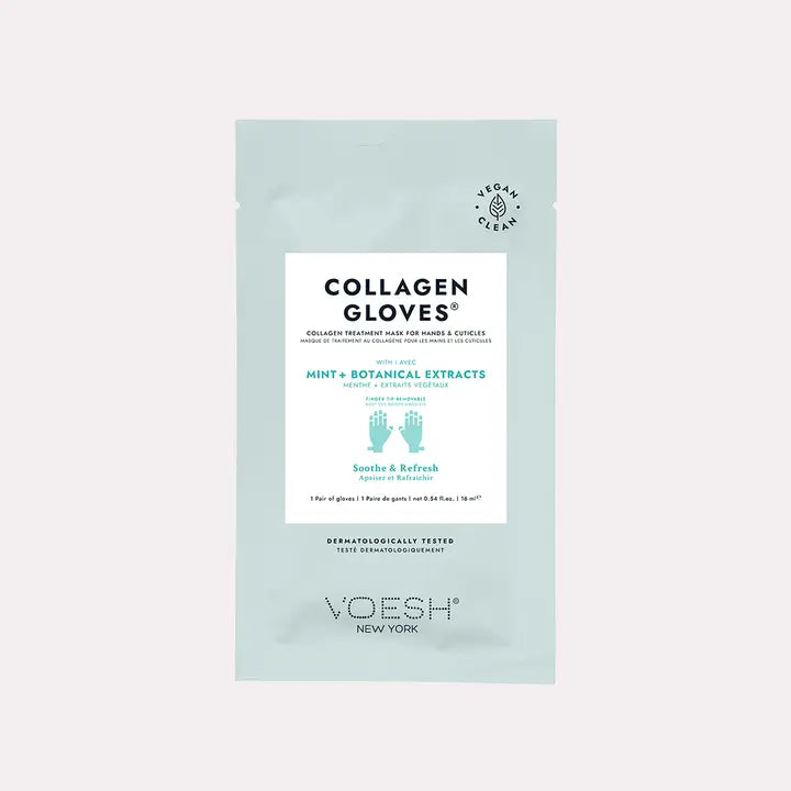 Collagen Gloves | Mint + Botanical Extracts
