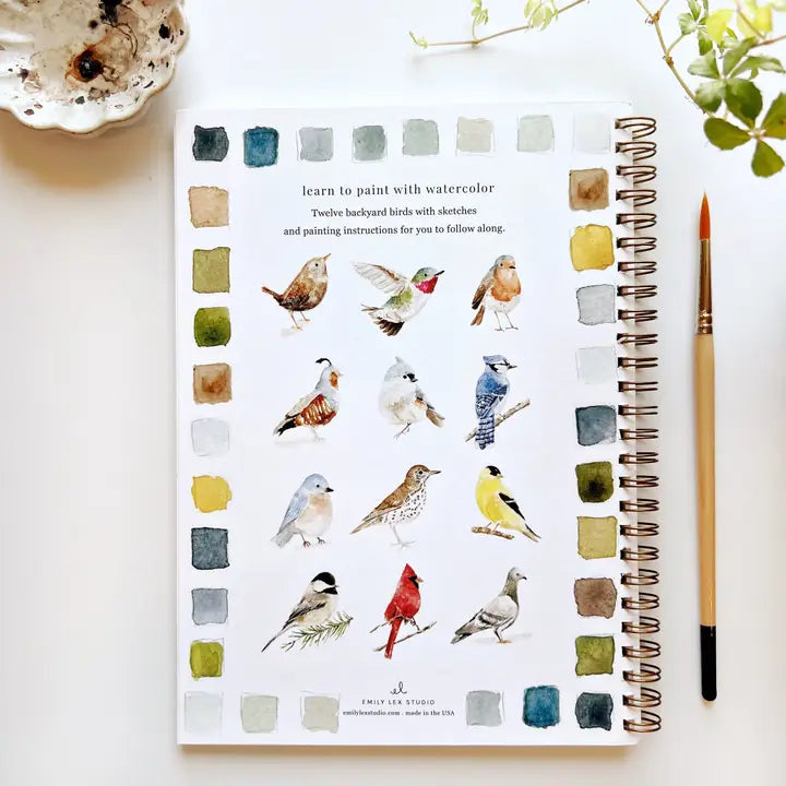 Watercolor Workbook | Birds