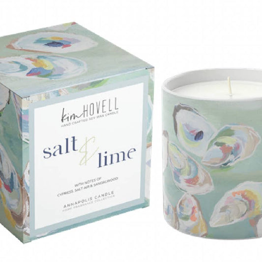 Salt and Lime Boxed Candle | Kim Hovell Collection