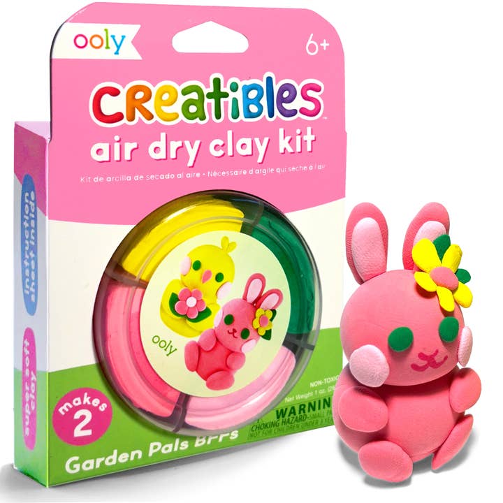 Creatibles | Air Dry Clay Kit | Garden Pals BFFs