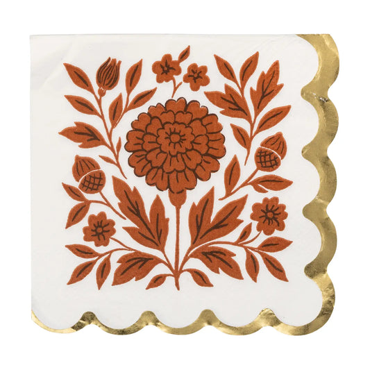 Fall Flora Cocktail Napkins