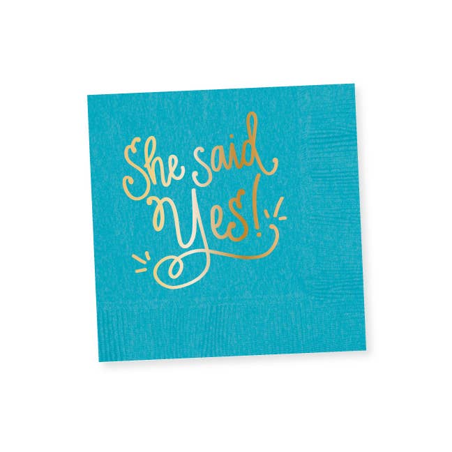 She Said Yes! Napkins (Assorted)